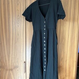 Madewell Black Summer Dress